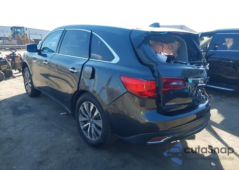2014 Acura Mdx Technology Package from USA, damaged, VIN 5FRYD3H41EB019325